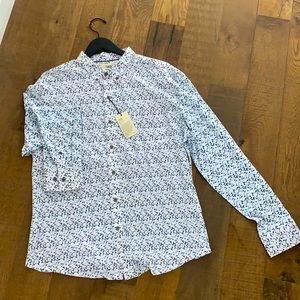 Multi triangle reworked casual dress shirt